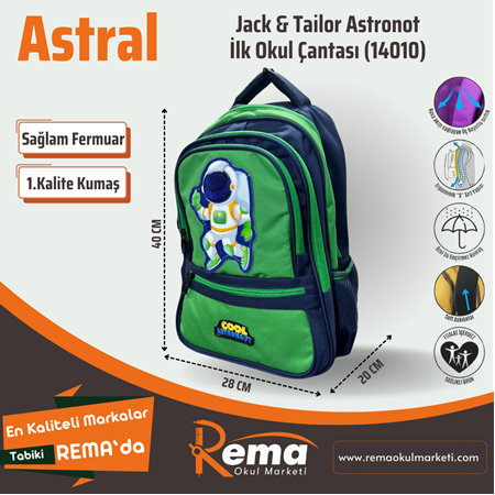 Astral Jack & Tailor Astronot İlk Okul Çantası