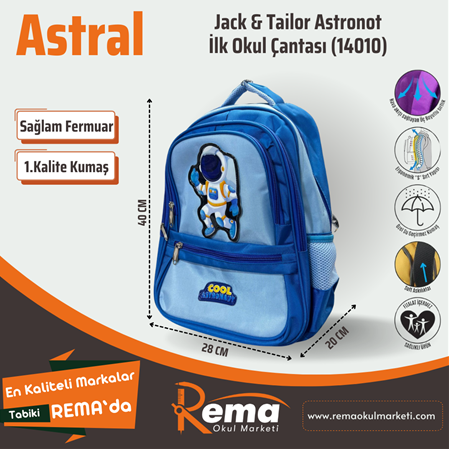 Astral Jack & Tailor Astronot İlk Okul Çantası